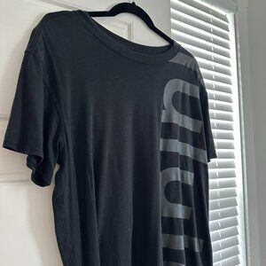 lululemon athletica All Yours Tee Graphic Black Logo Short Sleeve 10